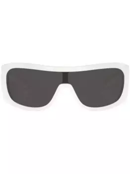Солнцезащитные очки-маска Dolce & Gabbana Eyewear, белый