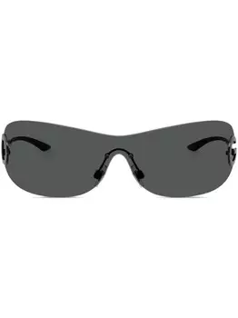 Солнцезащитные очки-маска Dolce & Gabbana Eyewear, черный