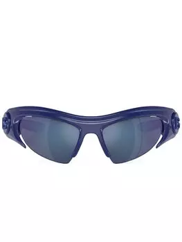 Солнцезащитные очки-маска Dolce & Gabbana Eyewear, синий