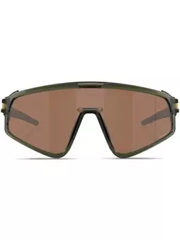 Солнцезащитные очки-маска Latch Panel Oakley, зеленый