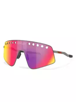 Солнцезащитные очки-маска Oakley, серый