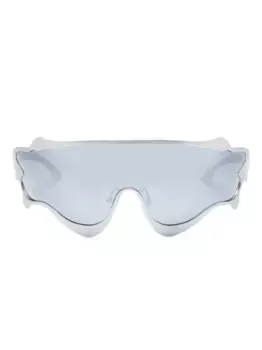 Солнцезащитные очки-маска Octane Henrik Vibskov, серебяный