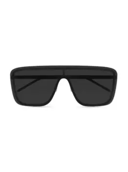 Солнцезащитные очки-маска SL 364 99MM Saint Laurent, черный