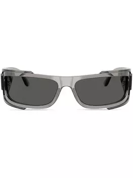 Солнцезащитные очки-маска Versace Eyewear, серый