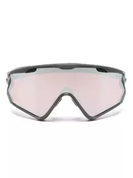Солнцезащитные очки-маска Wind Jacket 2.0 Oakley, зеленый