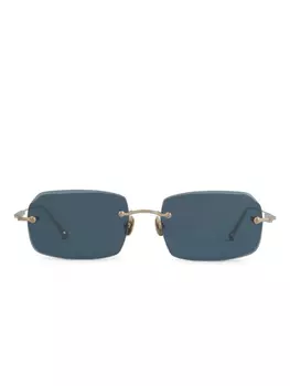 Солнцезащитные очки Matsuda в прямоугольной оправе, золотой
