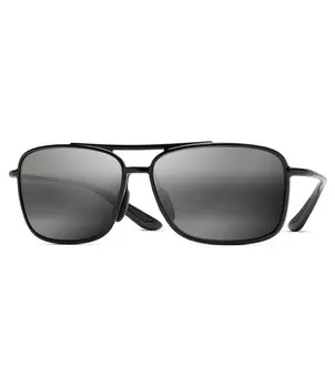 Солнцезащитные очки Maui Jim Kaupo Gap PolarizedPlus2 Aviator 61 мм, черный