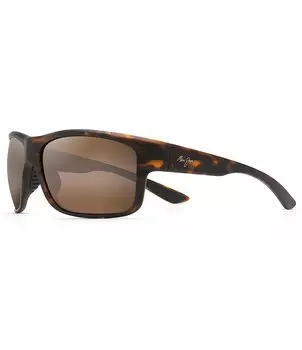Солнцезащитные очки Maui Jim Southern Cross PolarizedPlus2 66 мм, коричневый