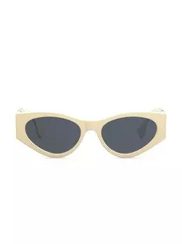 Солнцезащитные очки Maxi O'Lock 54MM "кошачий глаз" Fendi, слоновая кость