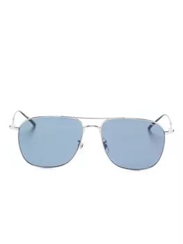 Солнцезащитные очки MB0417SA Montblanc, серебряный