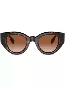 Солнцезащитные очки Meadow с затемненными линзами Burberry Eyewear, коричневый