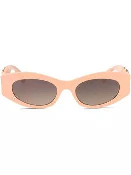 Солнцезащитные очки Medusa Biggie «кошачий глаз» Versace Eyewear, нейтральный цвет