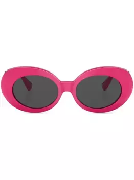 Солнцезащитные очки Medusa Biggie в овальной оправе Versace Eyewear, фиолетовый