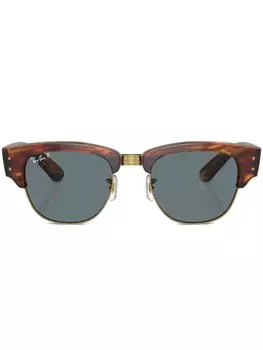 Солнцезащитные очки Mega Clubmaster черепаховой расцветки Ray-Ban, коричневый