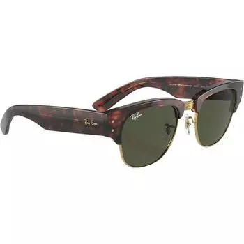 Солнцезащитные очки Mega Clubmaster Ray-Ban, цвет Havana/Green