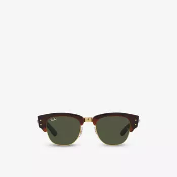 Солнцезащитные очки Mega Clubmaster в квадратной оправе из ацетата Ray-Ban, желтый