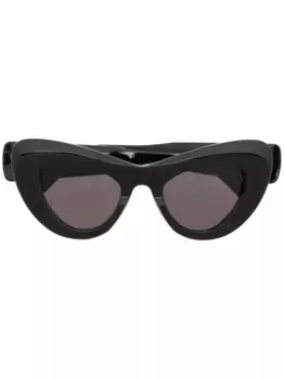 Солнцезащитные очки Mega в оправе 'кошачий глаз' Balenciaga Eyewear, черный