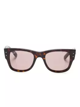 Солнцезащитные очки Mega Wayfarer Ray-Ban, коричневый