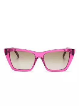 Солнцезащитные очки Mica Saint Laurent Eyewear, розовый