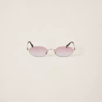 Солнцезащитные очки Miu Miu, розовый