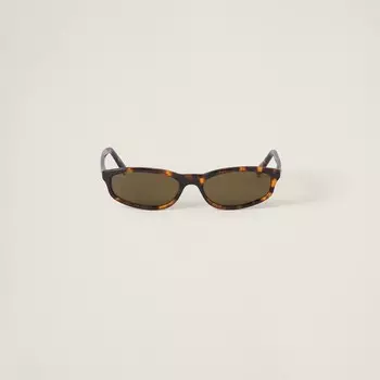 Солнцезащитные очки Miu Regard Miu Miu, зеленый