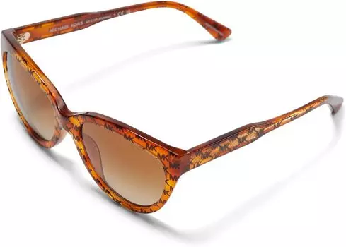 Солнцезащитные очки MK2158 Makena Michael Kors, цвет Amber Mk Heritage/Brown Gradient