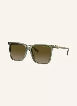 Солнцезащитные очки mk2197u канбера MICHAEL KORS, цвет 394413 - TRANSPARENT GRN/GRN VERLAUF