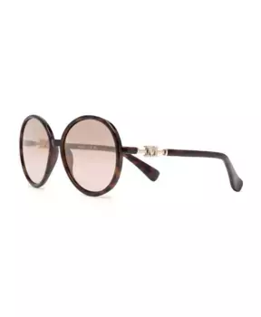 Солнцезащитные очки Mm0065 52g Max Mara, коричневый