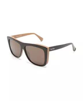 Солнцезащитные очки Mm0066 50e Max Mara, коричневый