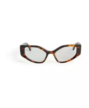 Солнцезащитные очки модного стиля Off White, коричневый