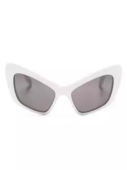 Солнцезащитные очки Monaco в оправе 'кошачий глаз' Balenciaga Eyewear, белый