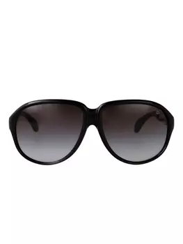 Солнцезащитные очки Moncler Eyewear Halcyonne в круглой оправе, черный