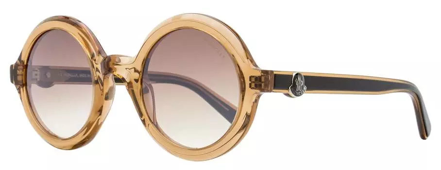 Солнцезащитные очки Moncler Orbit женские ML0261 57G прозрачные коричневые 50 мм