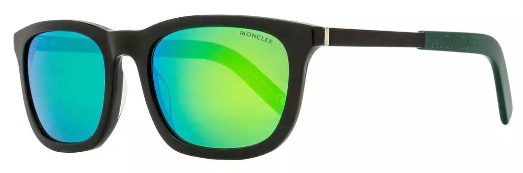 Солнцезащитные очки Moncler Unisex Kolligian ML0290 01Q Черный/Зеленый 57 мм