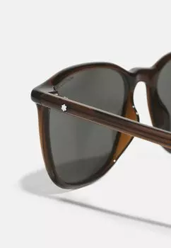 Солнцезащитные очки Mont Blanc, коричневый