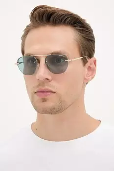 Солнцезащитные очки Montblanc, золотой