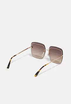 Солнцезащитные очки MOSCHINO, коричневый