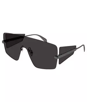 Солнцезащитные очки мужские Alexander Mcqueen с боковыми линзами, черный