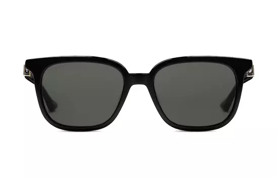 Солнцезащитные очки мужские Gucci с логотипом, черный