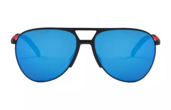 Солнцезащитные очки мужские Prada, черный / синий / красный