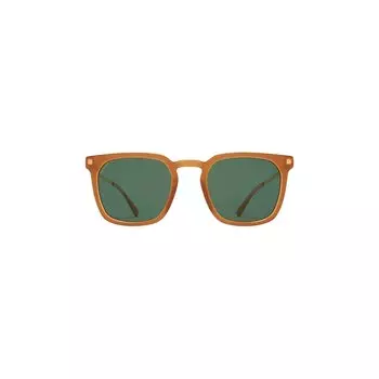 Солнцезащитные очки Mykita Borga, Коричневые/Темно-коричневые/Глянцевое золото/Поляризованные Pro Green