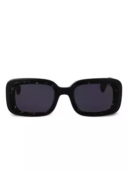 Солнцезащитные очки Mykita в прямоугольной оправе, черный