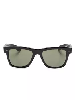 Солнцезащитные очки N. 04 Sun в квадратной оправе Oliver Peoples, коричневый