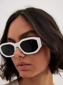 Солнцезащитные очки NA-KD, белый