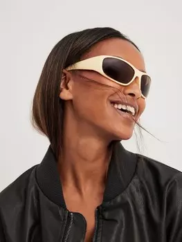 Солнцезащитные очки NA-KD, пастельно-желтый