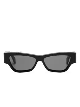 Солнцезащитные очки Nameko в прямоугольной оправе Retrosuperfuture, черный