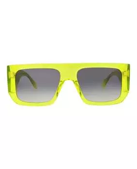 Солнцезащитные очки Navigator-Frame из ацетата Just Cavalli, цвет shiny transp.green