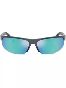 Солнцезащитные очки-навигаторы Miu Miu Eyewear, серый