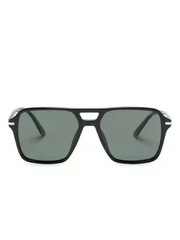 Солнцезащитные очки-навигаторы Prada Eyewear, черный