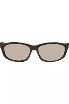 Солнцезащитные очки Neo oval 2.0 Balenciaga, черный